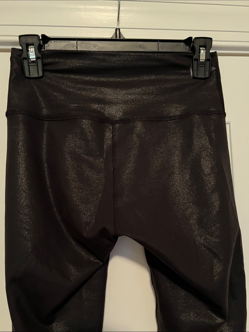 Lululemon Wunder Train Black Foil Shine High-Waist Tights Sz 6 28” - Picture 9 of 12